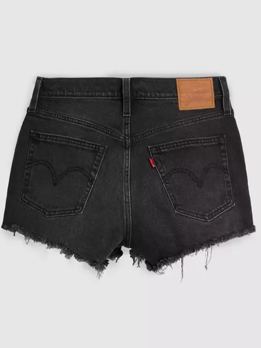 Levi's 501 Original Fit High Rise Black Denim Shorts Size 27 Step on It